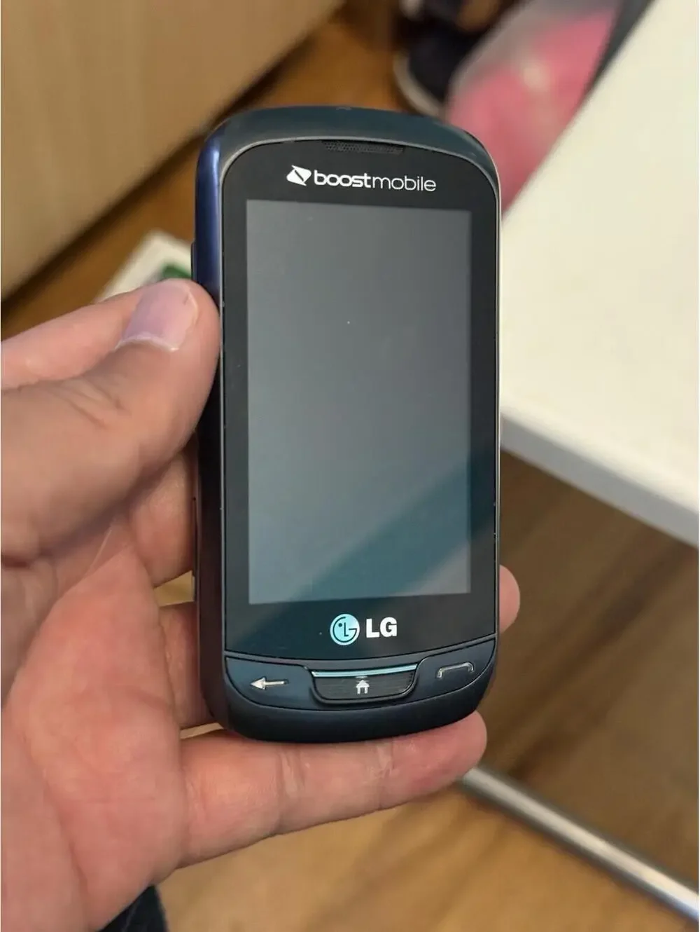 LG Rumor Reflex LN272 - Gray ( Boost Mobile ) Cellular Phone , Working
